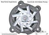 ford 6.8 liter v10 gas water pump, r