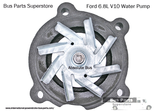 ford 6.8 liter v10 water pump sales, rear